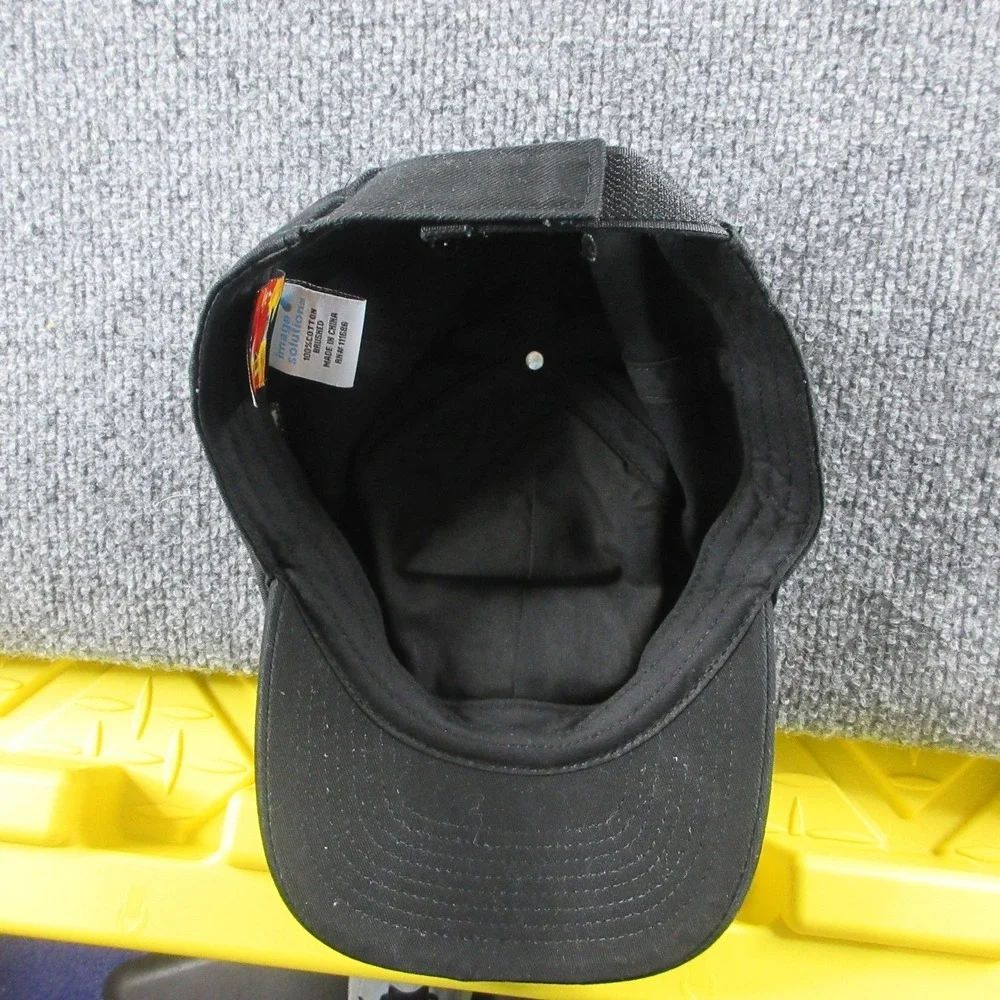 Raising‎ Cane's Hat Cap Adult One Size Black Cane's Crew Baseball Strapback Mens